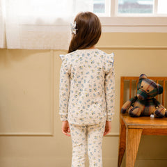 Babyjente barnepysjamassett for hjemmebruk