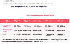 Langermet kjole til babyjente med rund hals