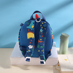 Barnas anti-tapte tegneserie-dinosaurskoleveske barnehageryggsekk
