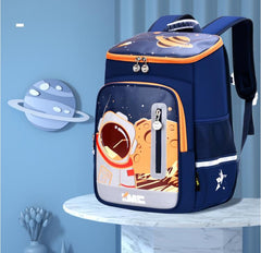 Lett barnesekk for gutter på barneskolen, ryggbeskyttelse